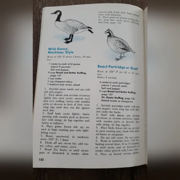 1955 Vintage The Family Circle Fish and Poultry Cookbook, Hardcover Illustrated - Picture 11 of 13